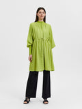 Selected Femme Mika Ls Short Dress - Dark Citron