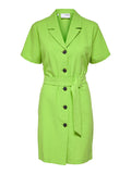 Malvina-Ida SS Short Dress - Grön