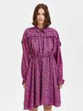 Quira Ls Short Dress - Phlox Pink Aop