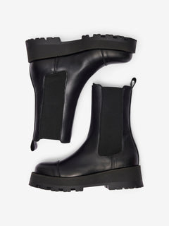 Cora Toe Cap Boot - Black