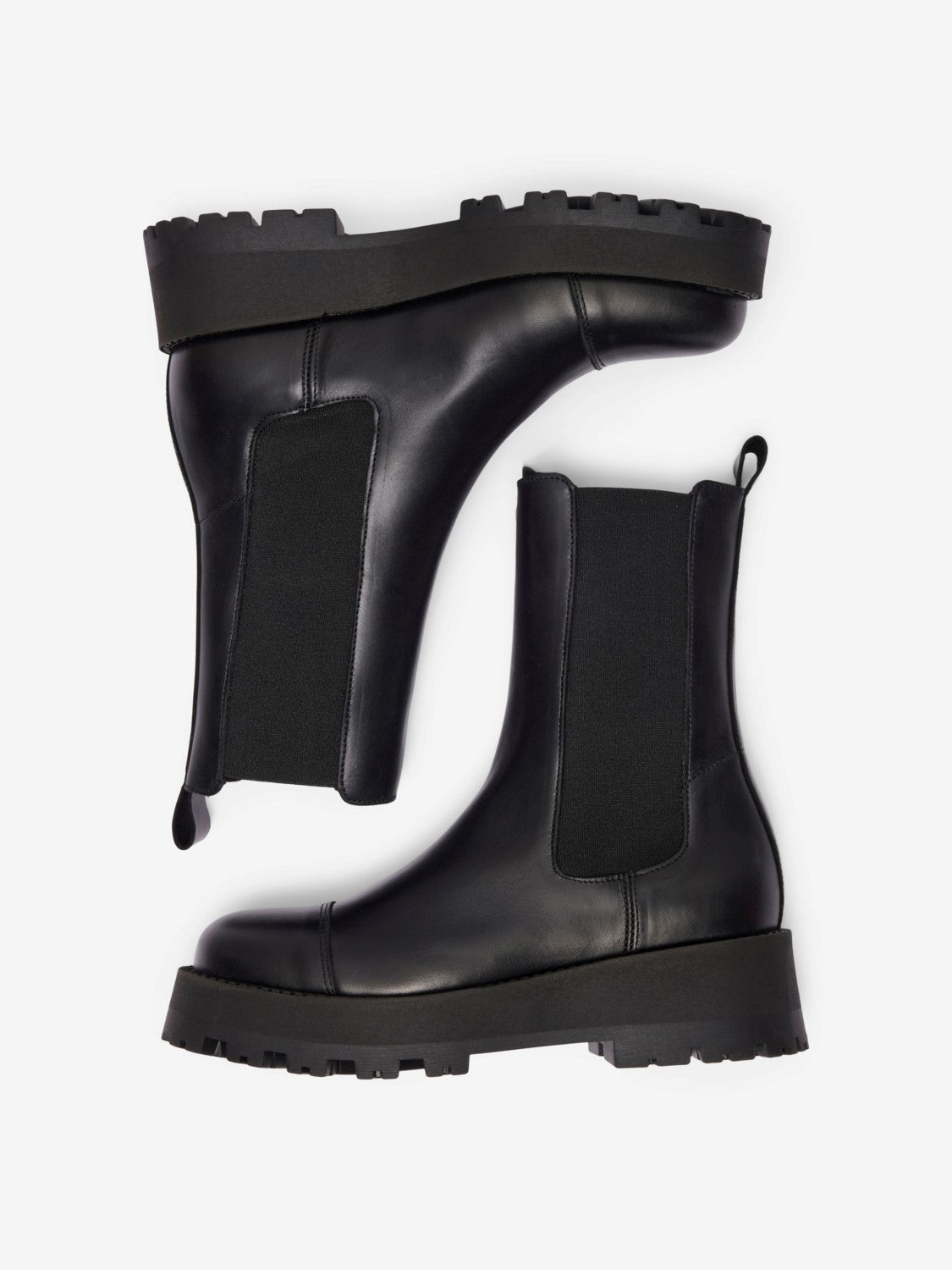 Cora Toe Cap Boot - Black