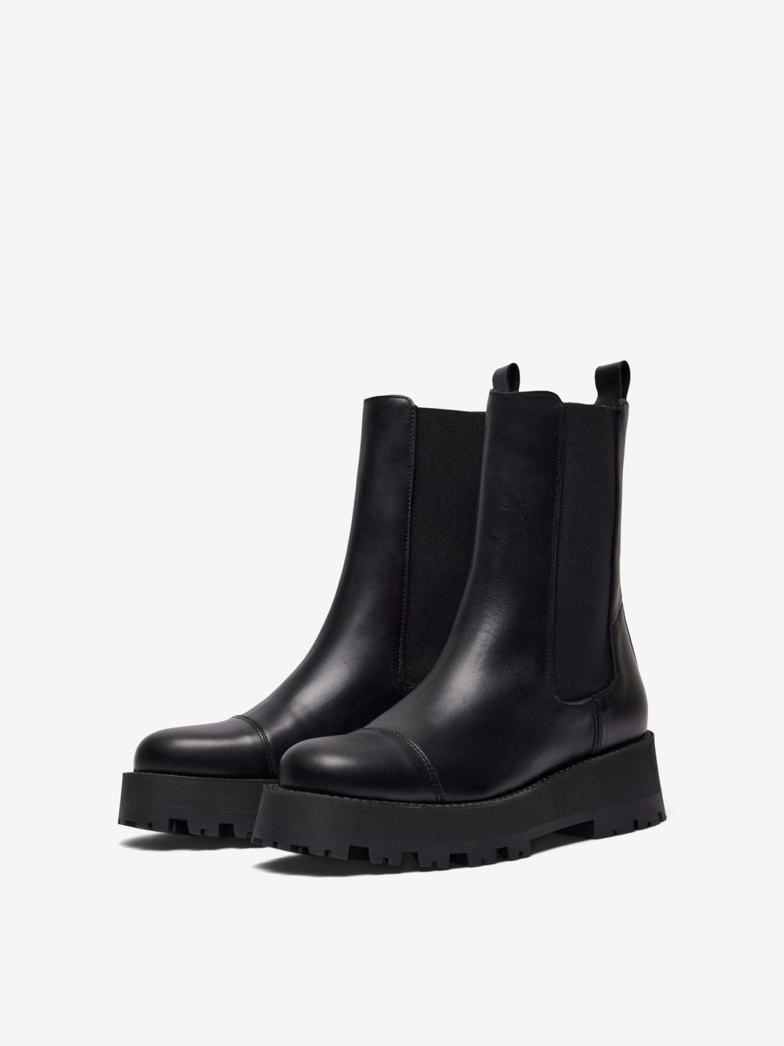 Cora Toe Cap Boot - Black