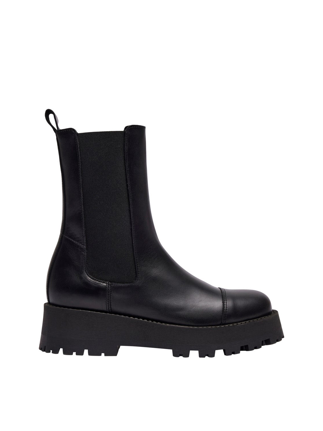 Cora Toe Cap Boot - Black