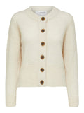 Sia Ls Knit Cardigan - Birch Melange