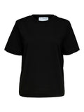 Essential SS Boxy Tee - Svart
