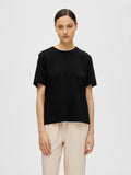 Essential SS Boxy Tee - Svart