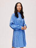Blue Ls Short Shirt Dress - Ultramarine