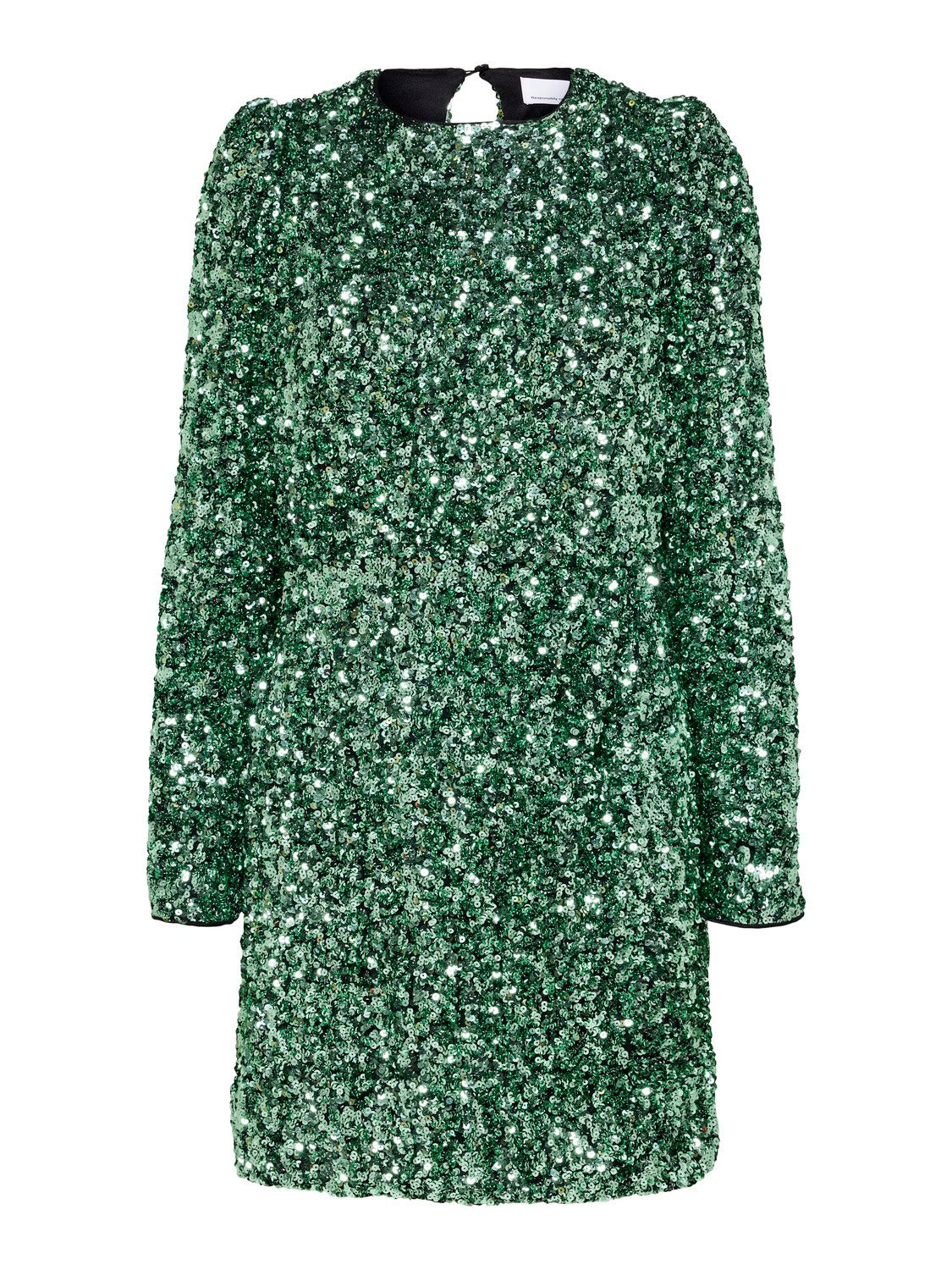 Colyn Ls Short Sequins Dress - Loden Frost
