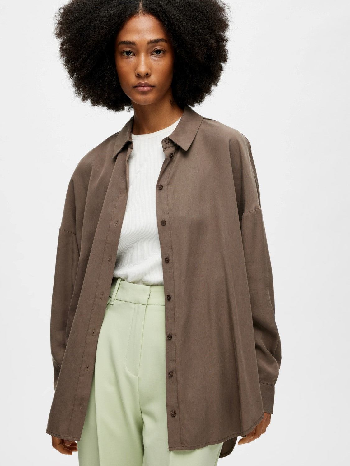Sanni Ls Shirt - Morel