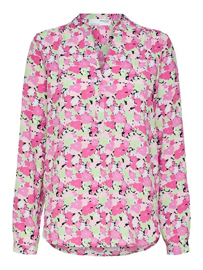Mivi Ls Aop Top - Black Aop