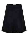 Susa HW Suede Short Skirt - Black