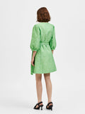 Julia-Siv 3/4 Short Dress - Dark Citron