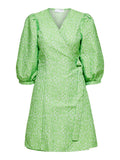 Julia-Siv 3/4 Short Dress - Dark Citron