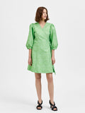 Julia-Siv 3/4 Short Dress - Dark Citron