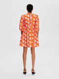 Abrielle 3/4 Short Dress - Orangeade