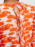 Abrielle 3/4 Short Dress - Orangeade