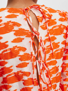 Abrielle 3/4 Short Dress - Orangeade