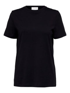 Myessential Ss O-Neck Tee - Black