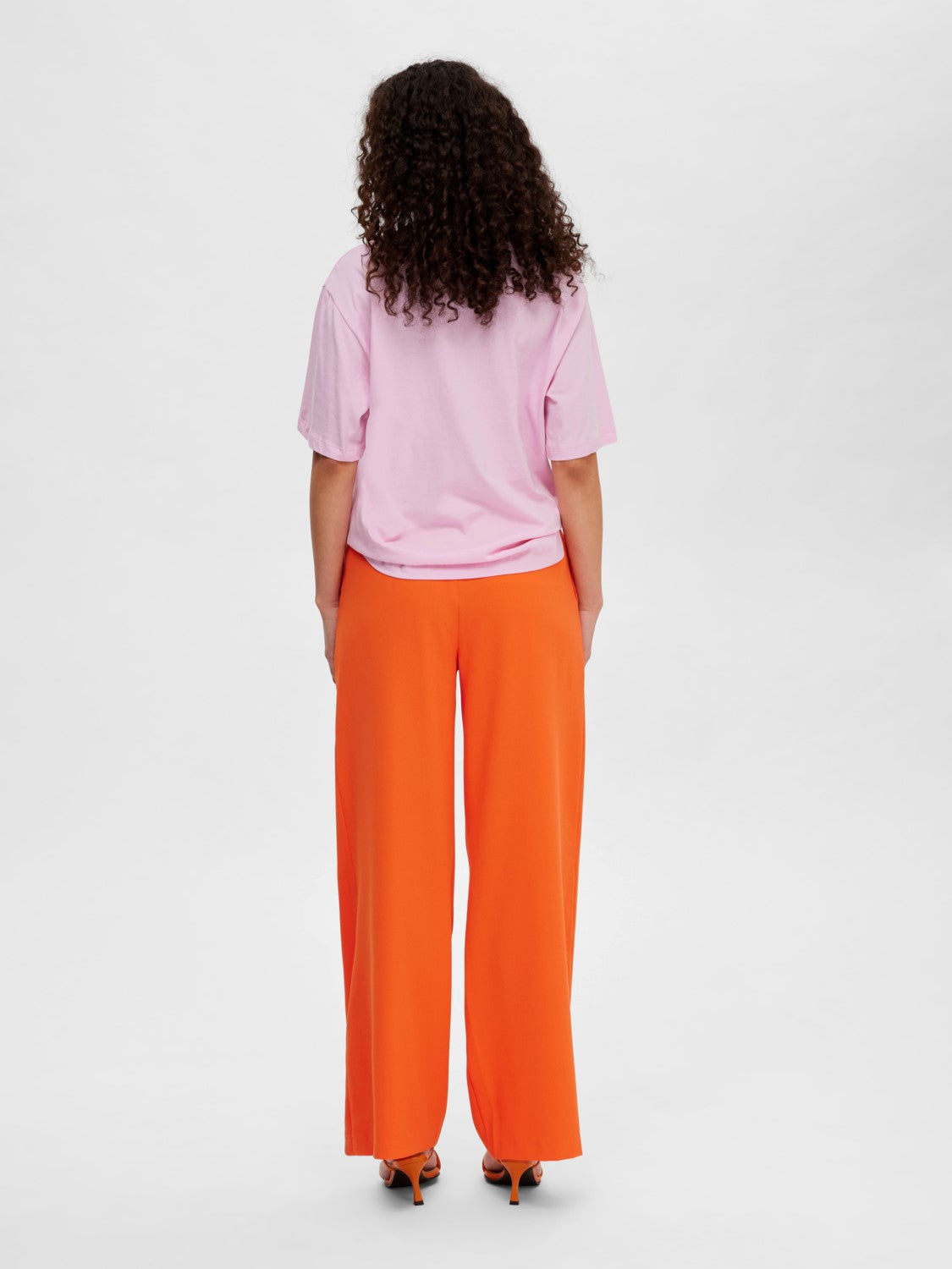 Vilja SS Printed Tee - Sweet Lilac Orangeade