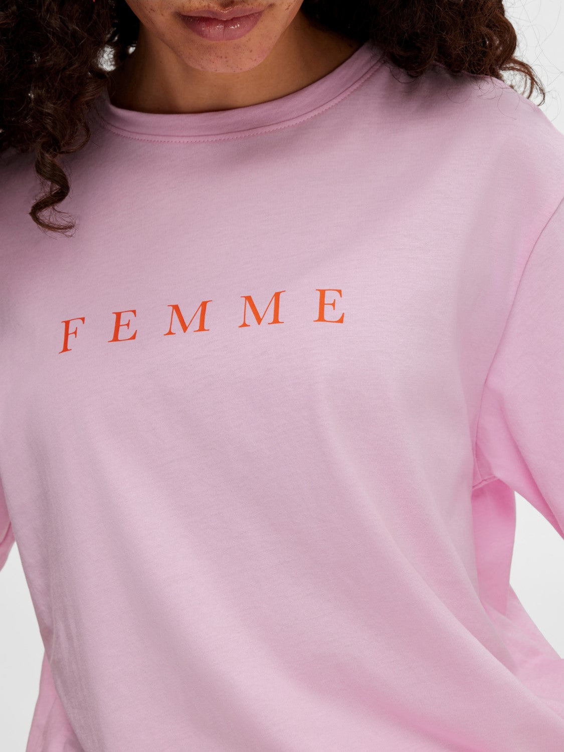 Vilja SS Printed Tee - Sweet Lilac Orangeade