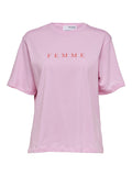 Vilja SS Printed Tee - Sweet Lilac Orangeade