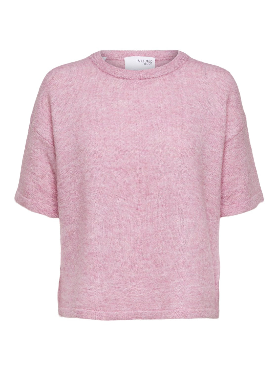 Liliana Me 2/4 Knit O-Neck - Sweet Lilac Melange