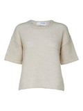 Liliana Me 2/4 Knit O-Neck - Birch Melange