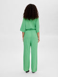 Viva 2/4 Long Linen Jumpsuit - Absinthe Green