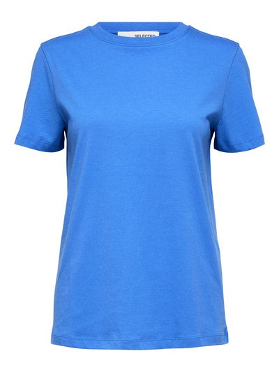 Myessential Ss O-Neck Tee - Ultramarine