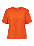 Essential Ss Boxy Tee - Orangeade