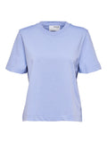 Essential Ss Boxy Tee - Blue Heron