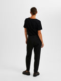 Rita-Ria Mw Cropped Pant - Svart