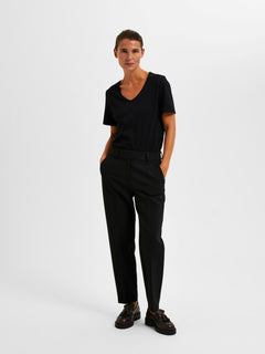 Rita-Ria Mw Cropped Pant - Black