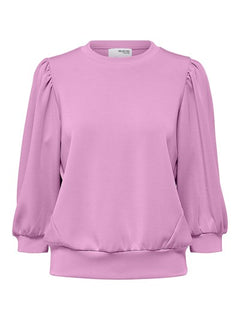 Tenny 3/4 Sweat Top - Cyclamen