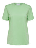Myessential Ss O-Neck Tee - Pistachio Green