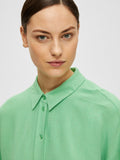 Viva-Tonia Long Linen Shirt - Absinthe Green