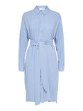 Viva-Tonia Long Linen Shirt - Blue Heron