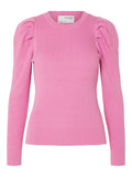 Isla Ls Knit O-Neck - Cyclamen