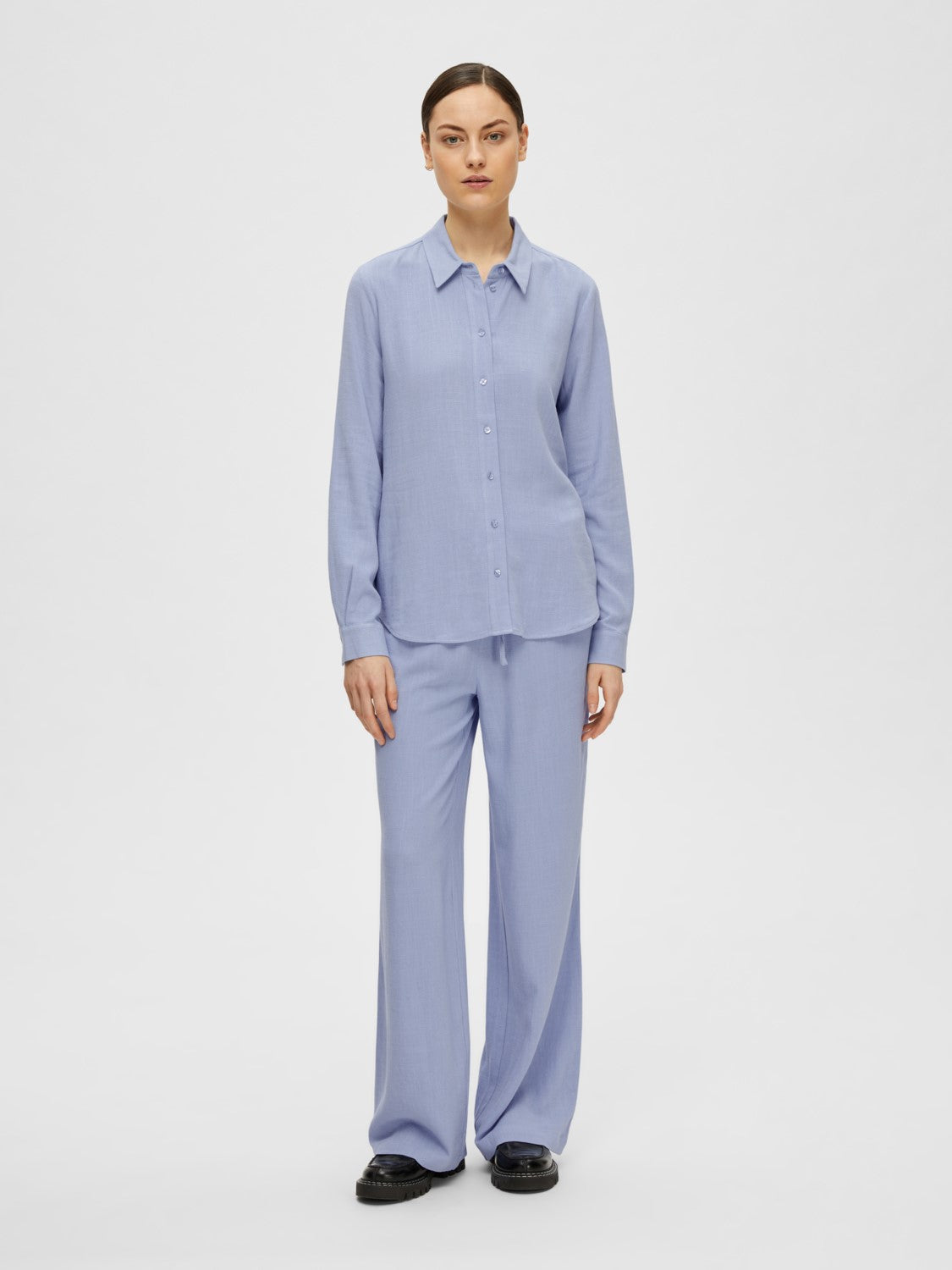 Viva Ls Shirt - Blue Heron