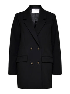 Myla Ls Relaxed Blazer - Black