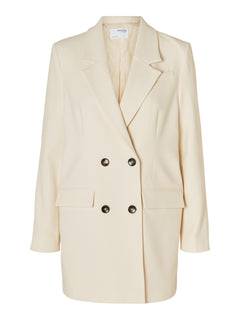 Myla Ls Relaxed Blazer - Birch