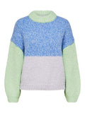 Winnie Ls Knit O-Neck - Ultramarine Mix