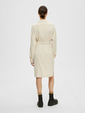 Viva-Tonia Long Linen Shirt - Sandshell