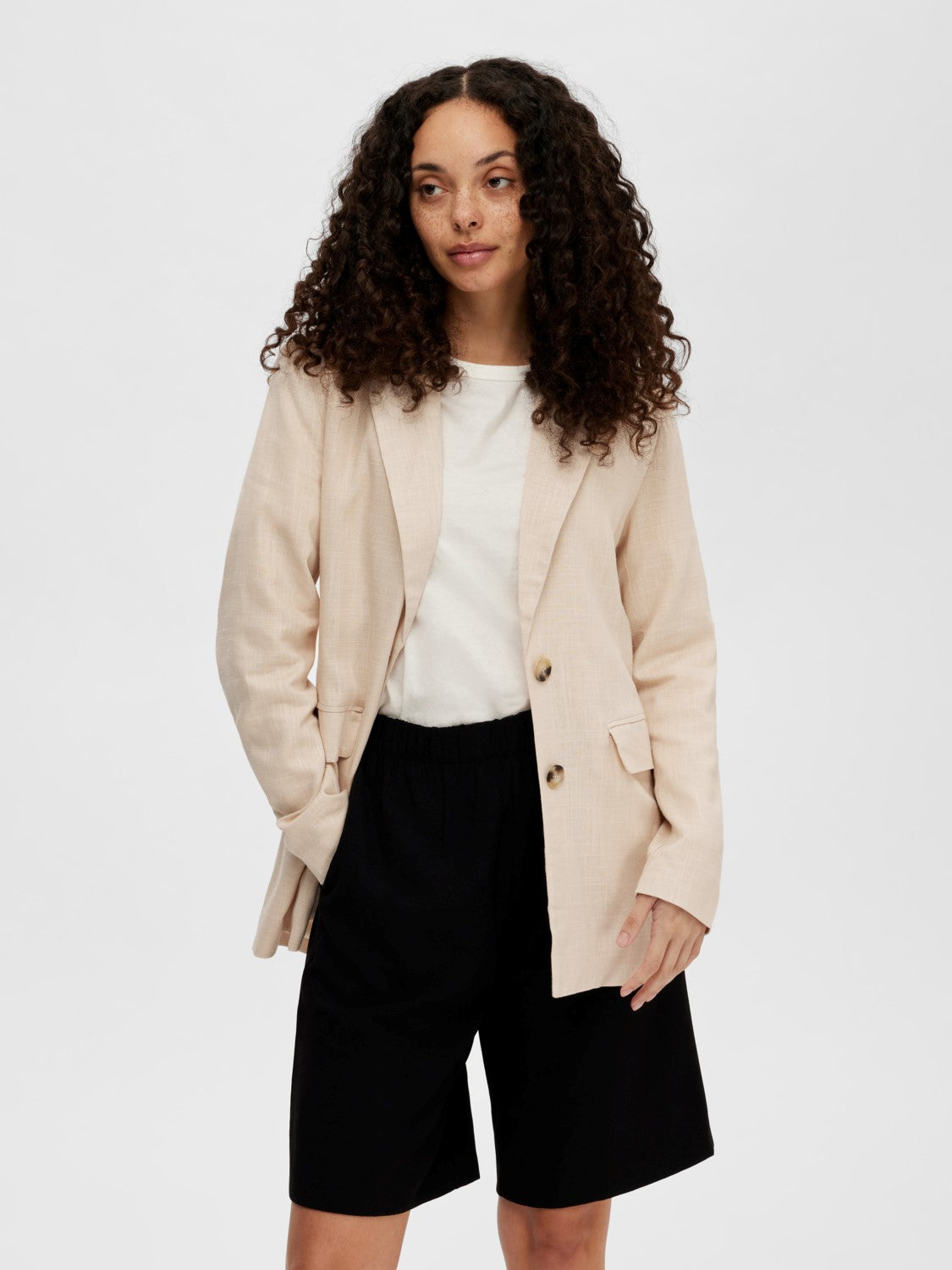 Viva Ls Blazer - Sandshell