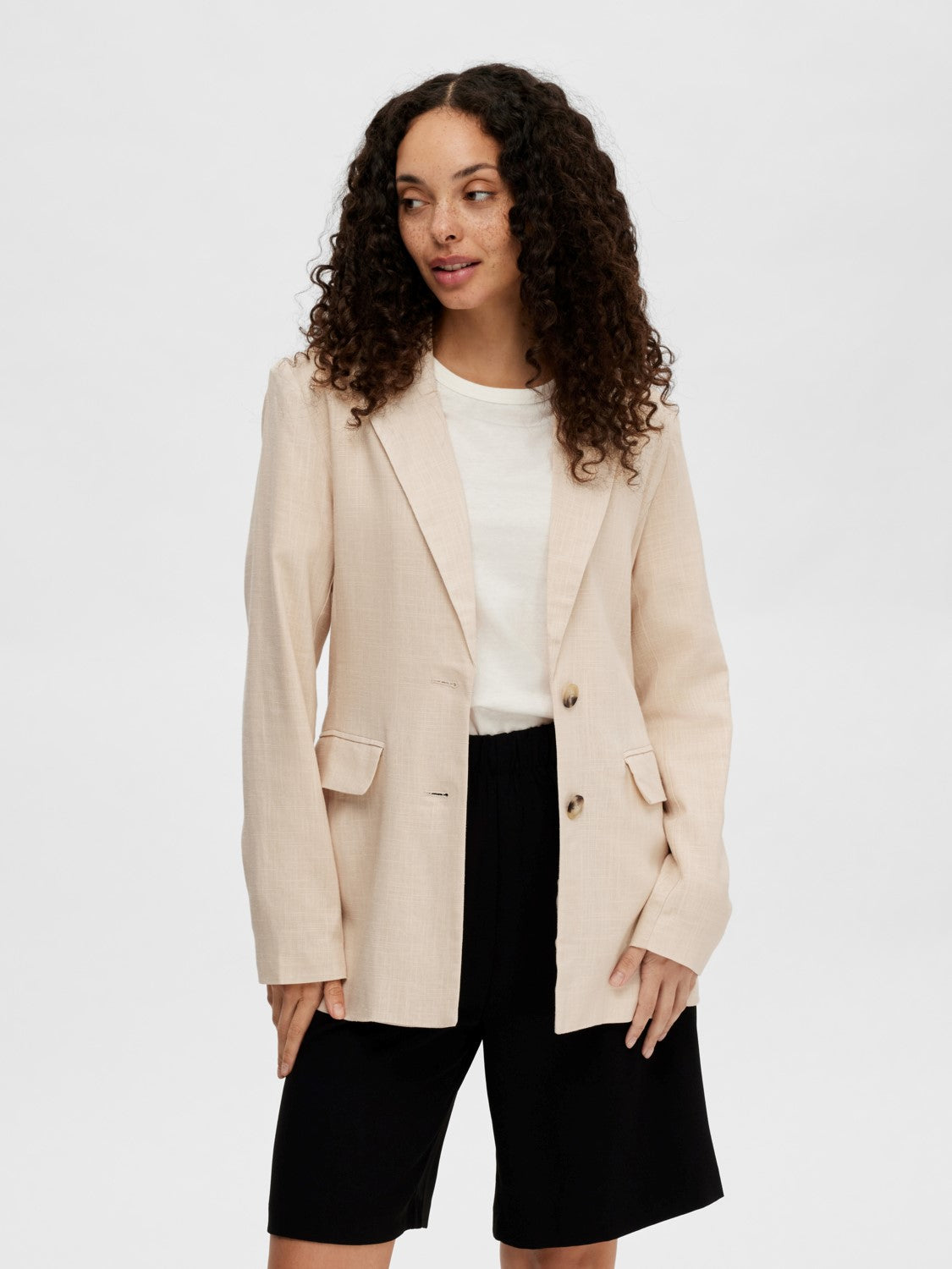 Viva Ls Blazer - Sandshell