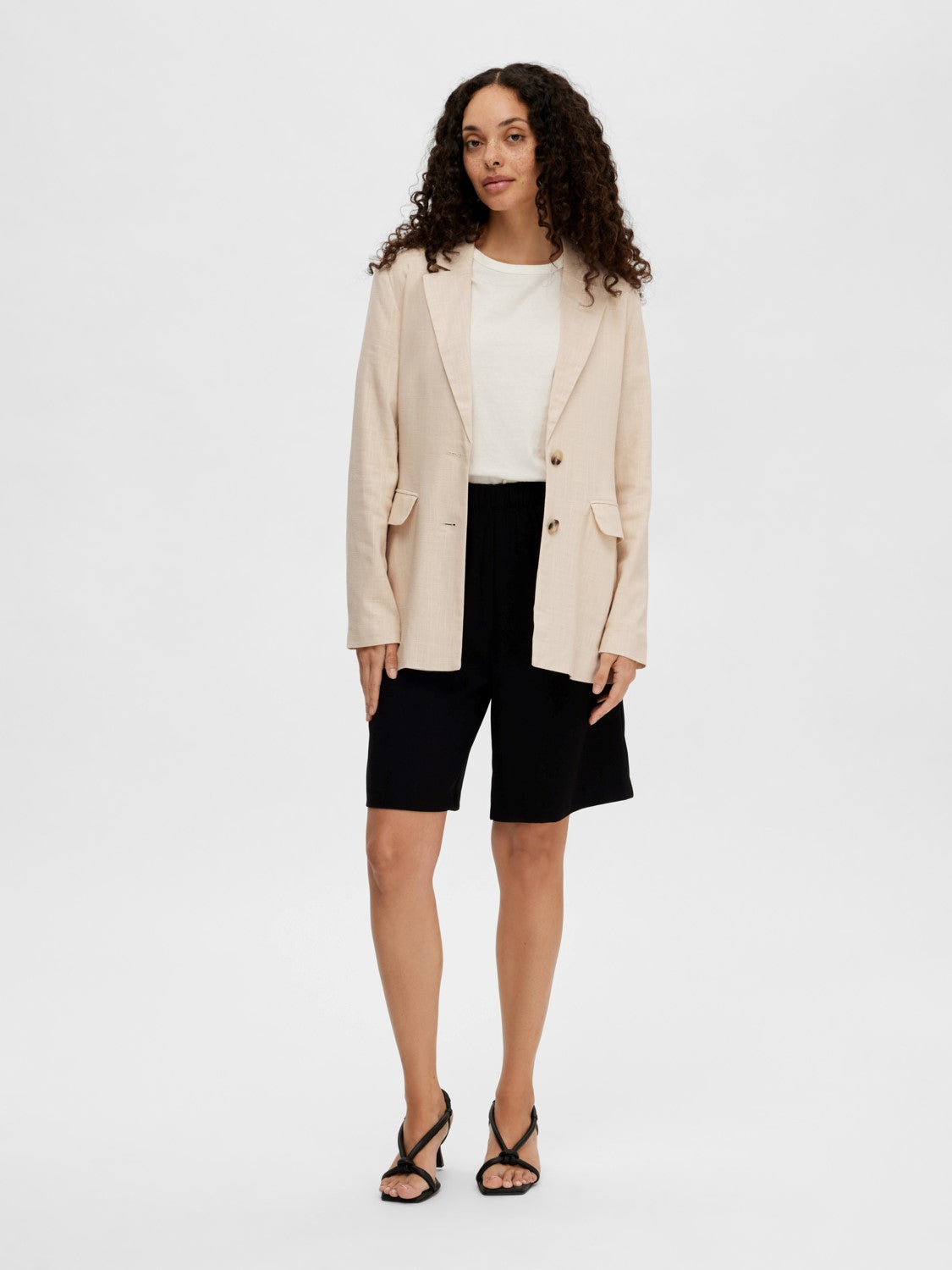 Viva Ls Blazer - Sandshell