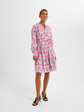 Mivi Ls Short Aop Dress - Black Aop