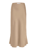 Lena HW Midi Skirt - Cuban Sand