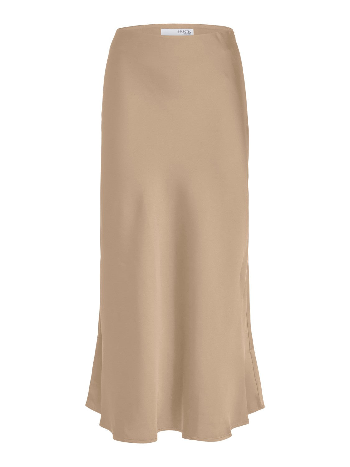 Lena HW Midi Skirt - Cuban Sand