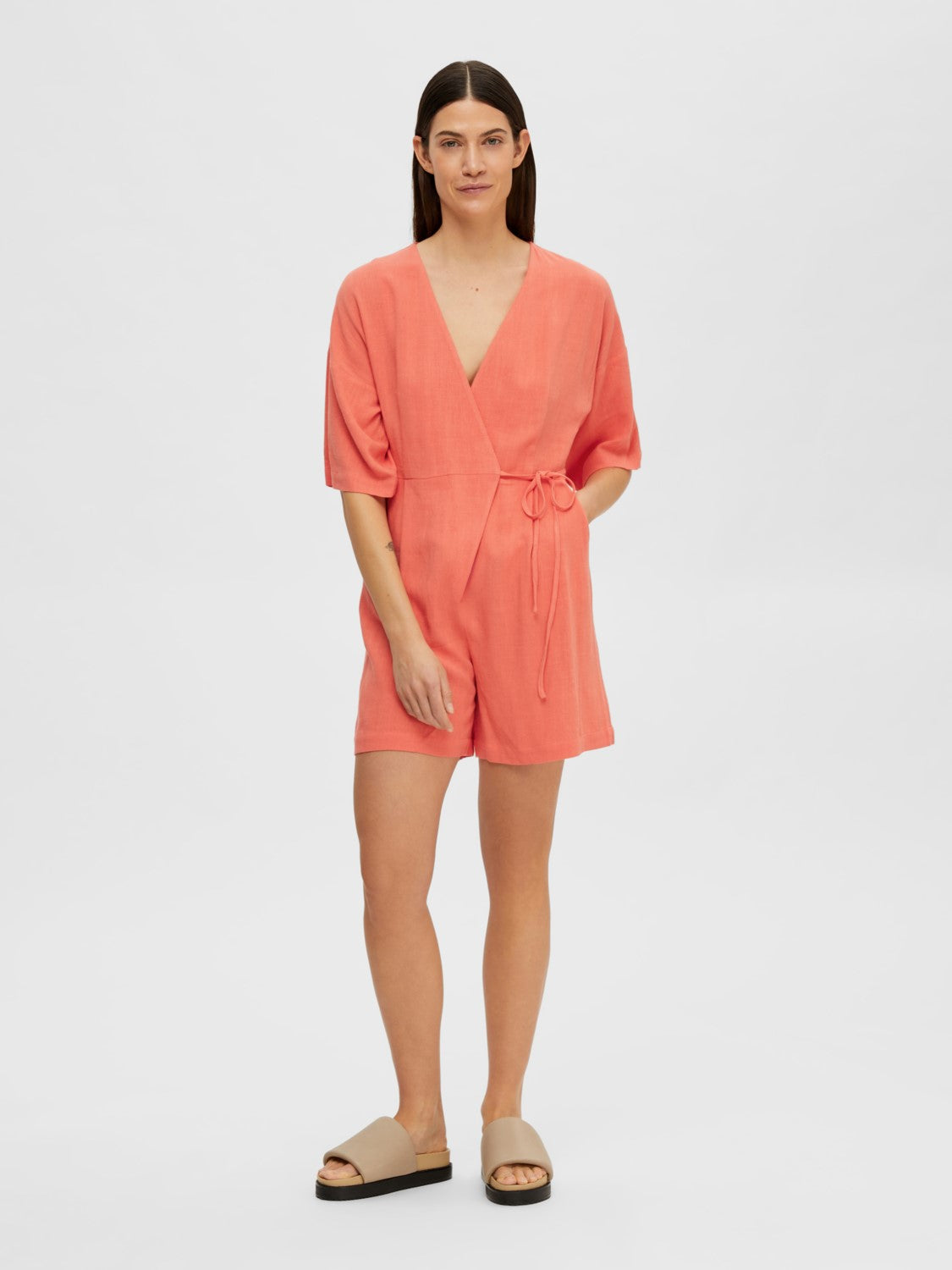 Evita-Malvina 2/4 Playsuit B - Emberglow